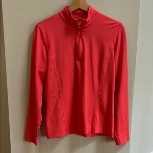 Women’s Golf Hot Pink Quarter-Zip Pullover